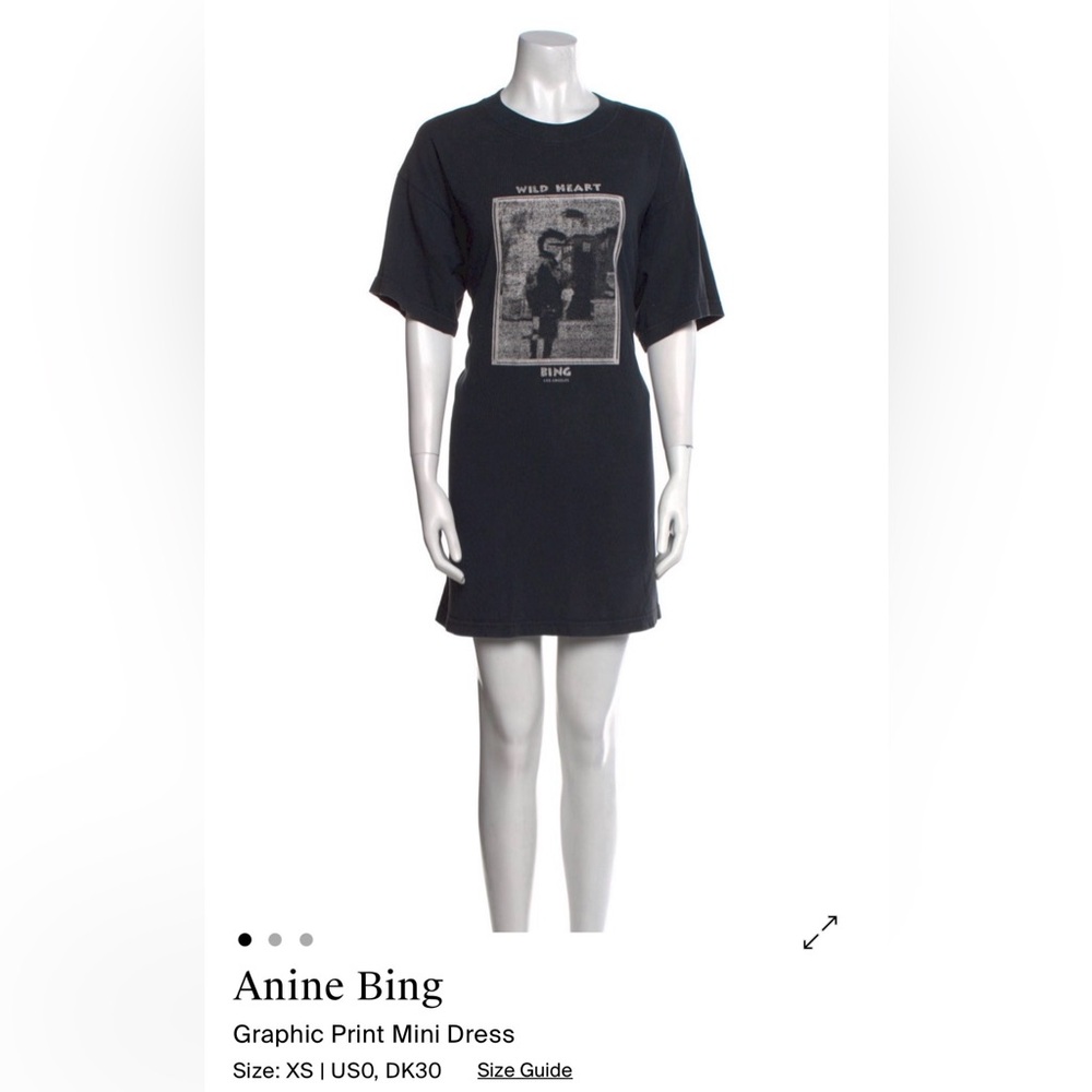 Anine Bing Harley Mohawk T-Shirt Dress